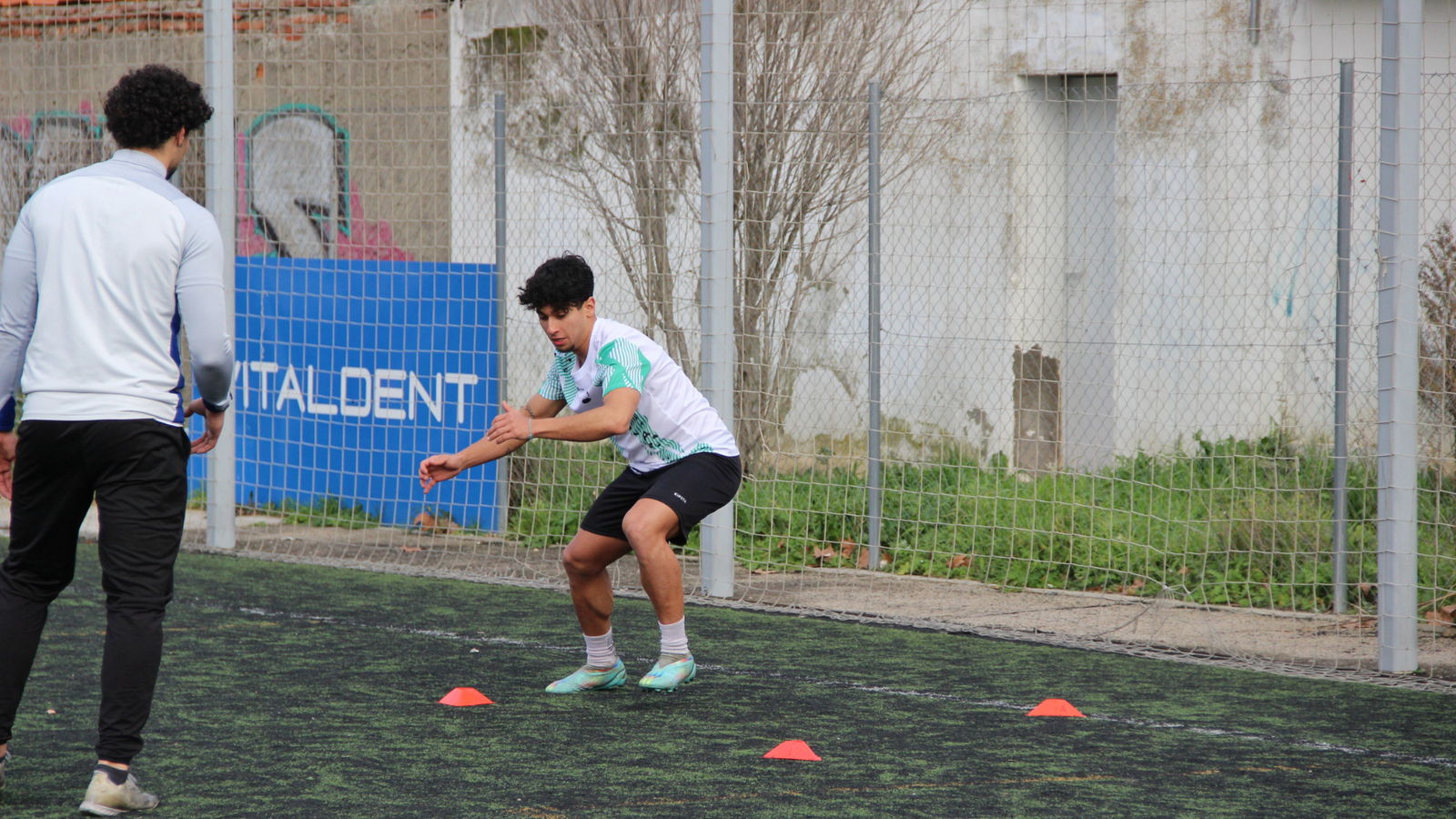 Entrenamiento de fútbol en El Palero